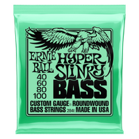 Ernie Ball Hyper Slinky Bass Nickel Wound Electric Bass Strings 40 - 100 Gauge	