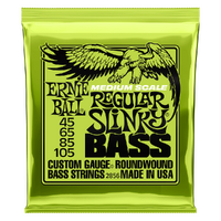Ernie Ball Regular Slinky Nickel Wound Medium Scale Bass Strings