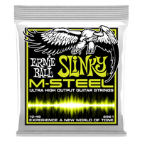 Ernie Ball Regular Slinky M-Steel Electric Guitar Strings - 10-46 Gauge