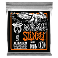Ernie Ball Hybrid Slinky Coated Titanium RPS Electric Guitar Strings - 9-46 Gauge