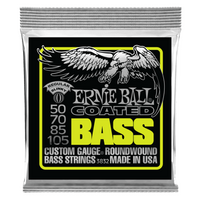 Ernie Ball Regular Slinky Coated Electric Bass Strings - 50-105 Gauge