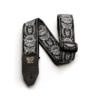 Ernie Ball Silver Orleans Jacquard Strap