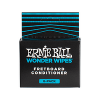 Ernie Ball Wonder Wipes Fretboard Conditioner 6 Pack  