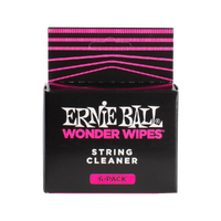 Ernie Ball Wonder Wipes String Cleaner 6 Pack  