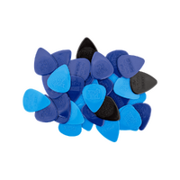Ernie Ball Mixed Thickness Nylon Picks (Thin, Medium, Heavy) bag of 50  