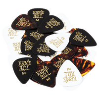 Ernie Ball Medium Assorted Color Cellulose Picks, bag of 24  