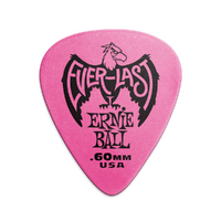Ernie Ball .60mm Pink Everlast Picks 12-pack  