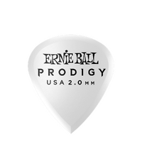 Ernie Ball 2.0mm White Mini Prodigy Picks 6-pack  
