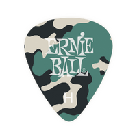 Ernie Ball Camouflage Cellulose Picks Heavy 12-pack  
