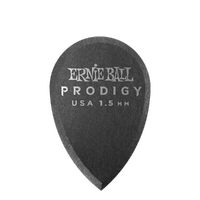 Ernie Ball 1.5mm Black Teardrop Prodigy Picks 6-pack