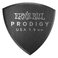 Ernie Ball 1.5mm Black Large Shield Prodigy Picks 6-pack  