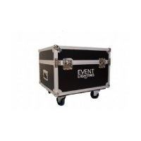 PAR12CASEWC - Road Case to suit 12X8 & 12X12 Par Cans with 100mm tall clamps, fits 10 units, overall size is L700 W630 H620