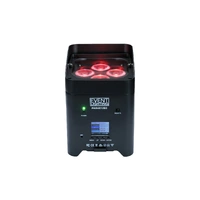 EVENT LIGHTING PAR4X12B2 - Indoor Battery Uplight Pro Par with 4 x 12W RGBWAUV LEDs