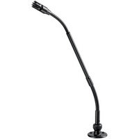 Multi-Pattern 18-inch Gooseneck Microphone with Flange Mount
