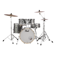 Pearl Export 5-Piece 20" Fusion Drum Kit w/ Hardware (Smokey Chrome)