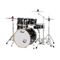 Pearl Export 5-Piece 20" Fusion Drum Kit w/ Hardware (Jet Black)