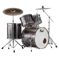 Pearl Export 5-Piece 22" Rock Drum Kit w/ Hardware (Smokey Chrome)