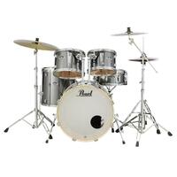 Pearl Export 5-Piece 22" Fusion Plus Drum Kit w/ Hardware (Smokey Chrome)