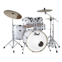 Pearl Export 5-Piece 22" Fusion Plus Drum Kit w/ Hardware (Pure White)