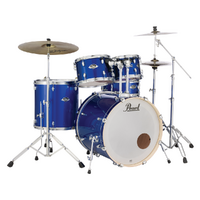 Pearl Export 5-Piece 22" Fusion Plus Drum Kit w/ Hardware (High Voltage Blue)