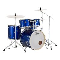Pearl EXport EXX785P-C-717K  18" JUNIOR Acoustic Drum  KIT w/HARDWARE HIGH VOLTAGE BLUE