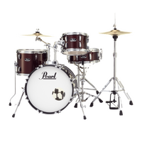 Pearl Roadshow Complete 4-Piece 18" Gig Drum Kit w/ Hardware & Cymbals (Red Wine)