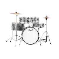 Pearl Roadshow Junior 5-Piece 16" Acoustic Drum Kit w/ Hardware & Cymbals (Grindstone Sparkle)
