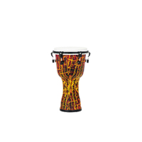 PEARL 10" TOP TUNED SYNTHETIC SHELL DJEMBE   TRIBAL FIRE