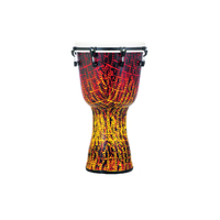 PEARL 14" TOP TUNED SYNTHETIC SHELL DJEMBE   TRIBAL FIRE