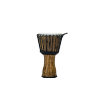 Pearl 10" SYNTHETIC SHELL DJEMBE, ROPE TUNED - ZEBRA GRASS