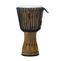 Pearl 12" SYNTHETIC SHELL DJEMBE, ROPE TUNED - ZEBRA GRASS