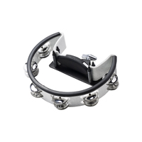 Pearl PERC. TAMBOURINE (STAINLESS STEEL JINGLES) W/ MOUNT HOLDER