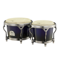 Pearl PRIMERO PRO SERIES WOOD BONGOS, 7+8-1/2" - MIDNIGHT FADE