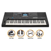 Yamaha PSRE473 61-Key Portable Digital Keyboard with Bonus Accessories