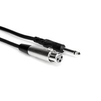 Unbalanced Interconnect, XLR3F to 1/4 in TS, 2 ft