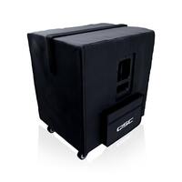QSC Soft cover made with heavy-duty Nylon/Cordura material for KS118 with grill guard.