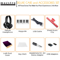 Maestro Deluxe BONUS Pack H/Phones USB Cable Lush Cover Key Guide Music Clip