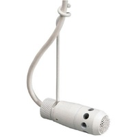 Hanging Choir Condenser with In-Line Preamp with XLR-Type Connector, 25-ft Cable, White