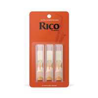 Rico by D'Addario Alto Sax Reeds, Strength 2.5, 3-pack