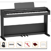 Roland Rp107 Digital Piano Black-BONUS Pack incl Bench 
