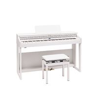ROLAND RP701 DIGITAL HOME PIANO - WHITE  ( Bench inside)