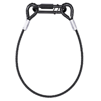 Beamz SAF65B Safety Cable 95cm - Black