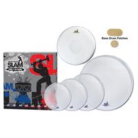Slam Single Ply Clear Drum Head Pack - 10"T/12"T/14"T/14"S/20"BD