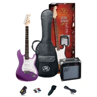 SX SE1SKMP ELECTRIC GUITAR KIT Metallic purple 