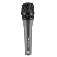Sennheiser DYNAMIC SUPER CARDIOID PROFESSIONAL VOCAL MIC. INSENSITIVE TO HANDLING NOISE HUMBUCKING COIL GOOD FEEDBACK REJECTION e 845