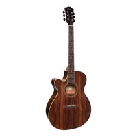 Sanchez Left Handed Acoustic-Electric Small Body Cutaway Guitar (Rosewood)