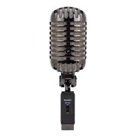 SoundArt 'Vintage' Dynamic Microphone with Deluxe Carry Case (Black Chrome)