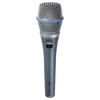 Shure SHR-BETA87A Microphone Condenser Lo Z Vocal SuperCardioid