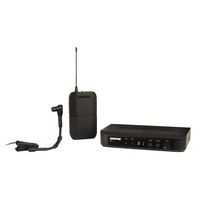 Shure SHR-BLX14RB98M17 Wireless 1/2R InstrumentSystem BLX1 Tx; B98H/C Mic; BLX4R Rx Auto Setup: 662-686MHz