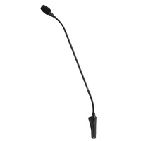 Shure SHR-CVG18-BC Microphone Condenser Black 18" Gooseneck; Cardioid w/ Inline Pre-Amp